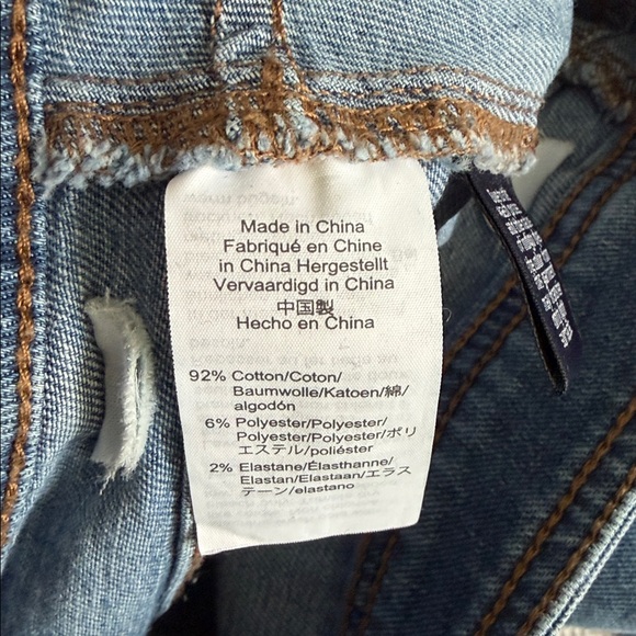 Madewell Cuffed Blue Denim Patch-Pocket Shorts Shirt 25 - Picture 6 of 14